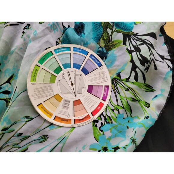 Cato Womens Top 26W 28W Plus Batwing Sleeve Blue Floral Polyester FLO205E - Picture 10 of 10